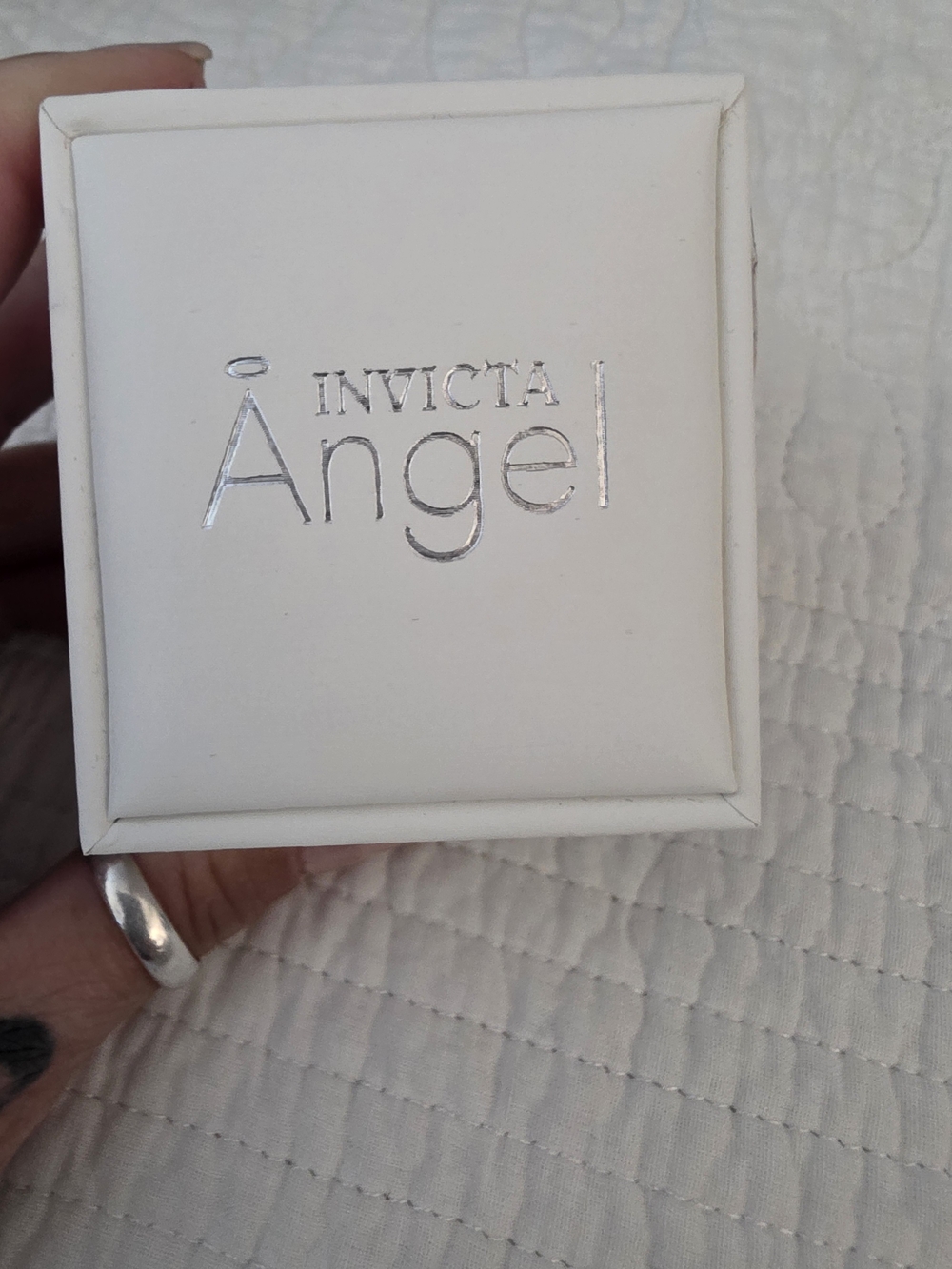 Invicta Angel Ring Watch Gold With Crystal Accents - Picture 2 of 4
